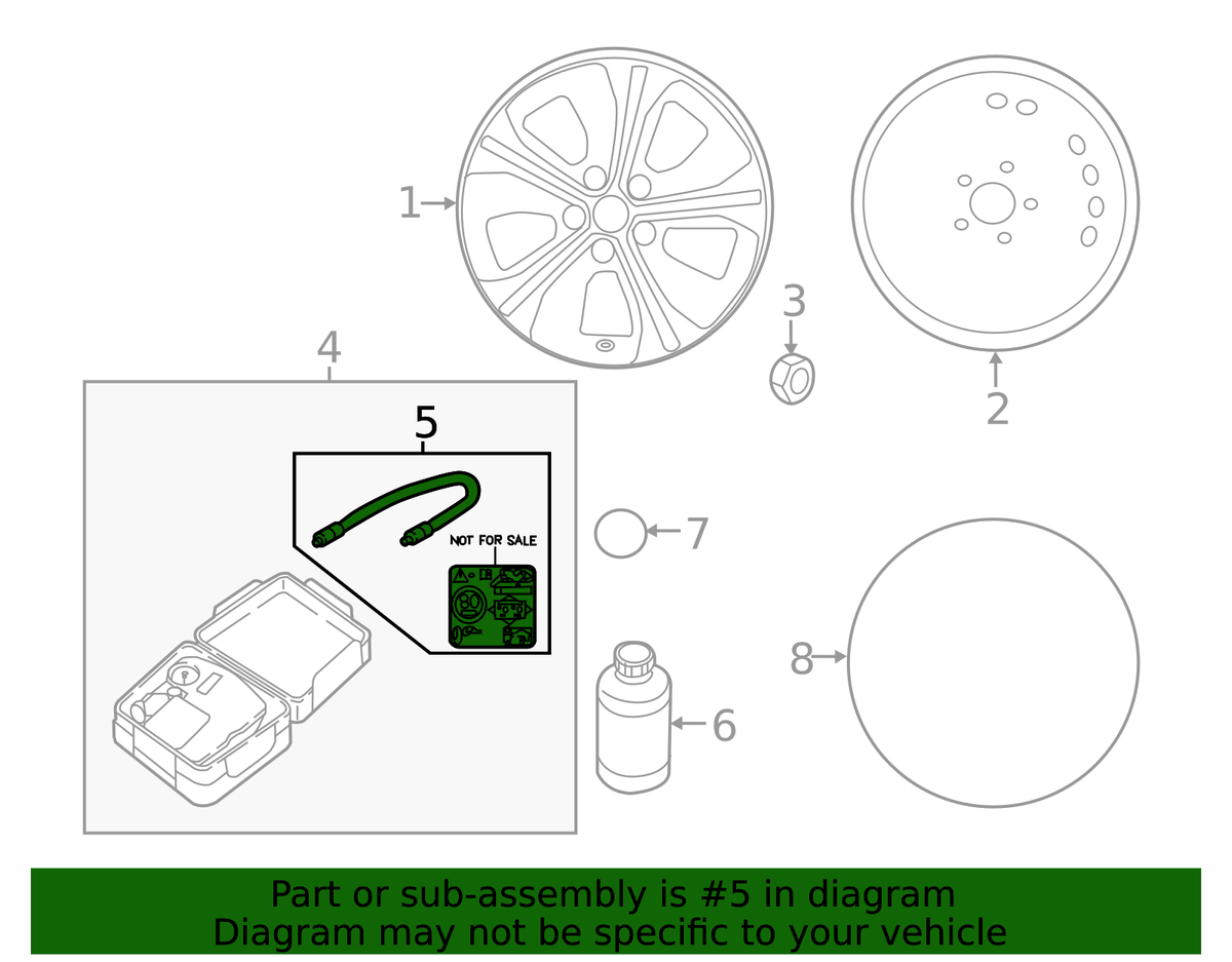 Tire Repair Kit - Nissan (99792-1NM1D)