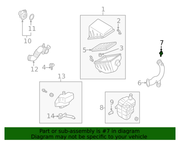 Nissan Genuine OEM Air Intake Temperature Sensor (IAT Sensor) - 22630-1B00A
