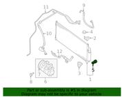 Nissan Genuine A/C Pressure Sensor 92136-ET00A for Nissan Sentra