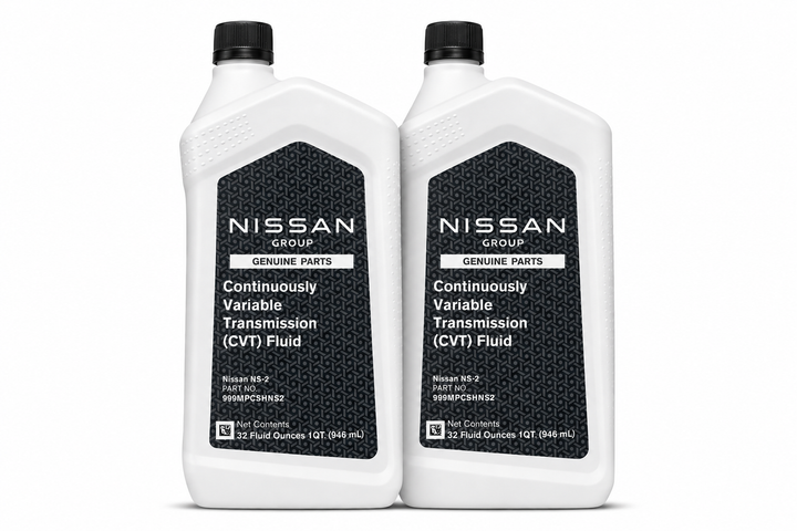 Genuine Nissan OEM NS-2 CVT Transmission Fluid – 1 Quart Bottles – 2 Pack – 999MP-CSHNS2