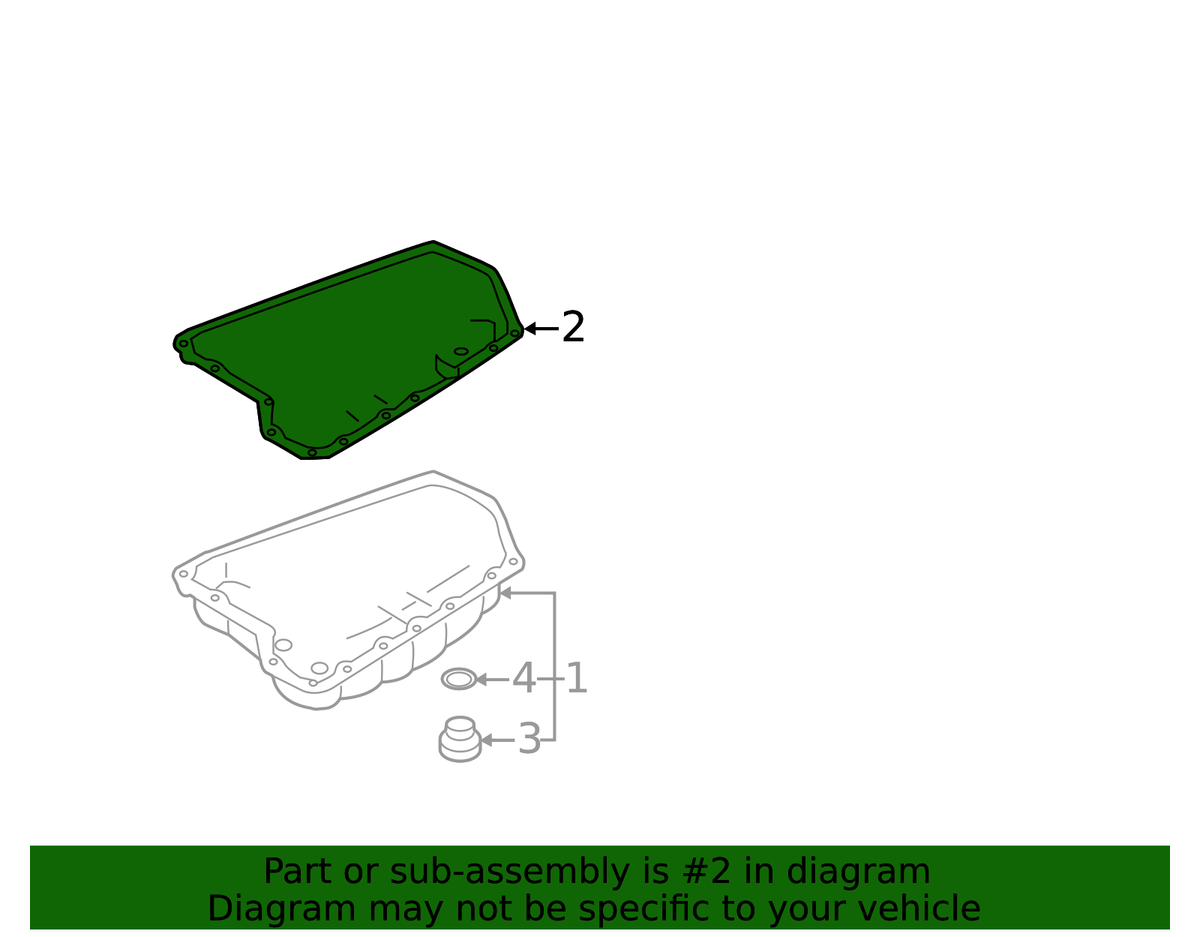 Pan Gasket - Nissan (31397-1XE0A)