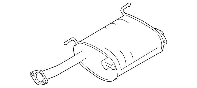 Muffler - Nissan (20100-3LM0A)