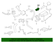 Nissan Genuine OEM EVAP Pressure Sensor 22365-1TV0C