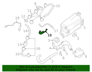Nissan Genuine OEM Oxygen Sensor Bracket 22650-4BC0B