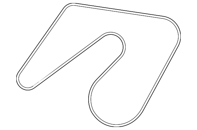 Nissan Genuine OEM Serpentine Belt 11720-7JA0A for Armada