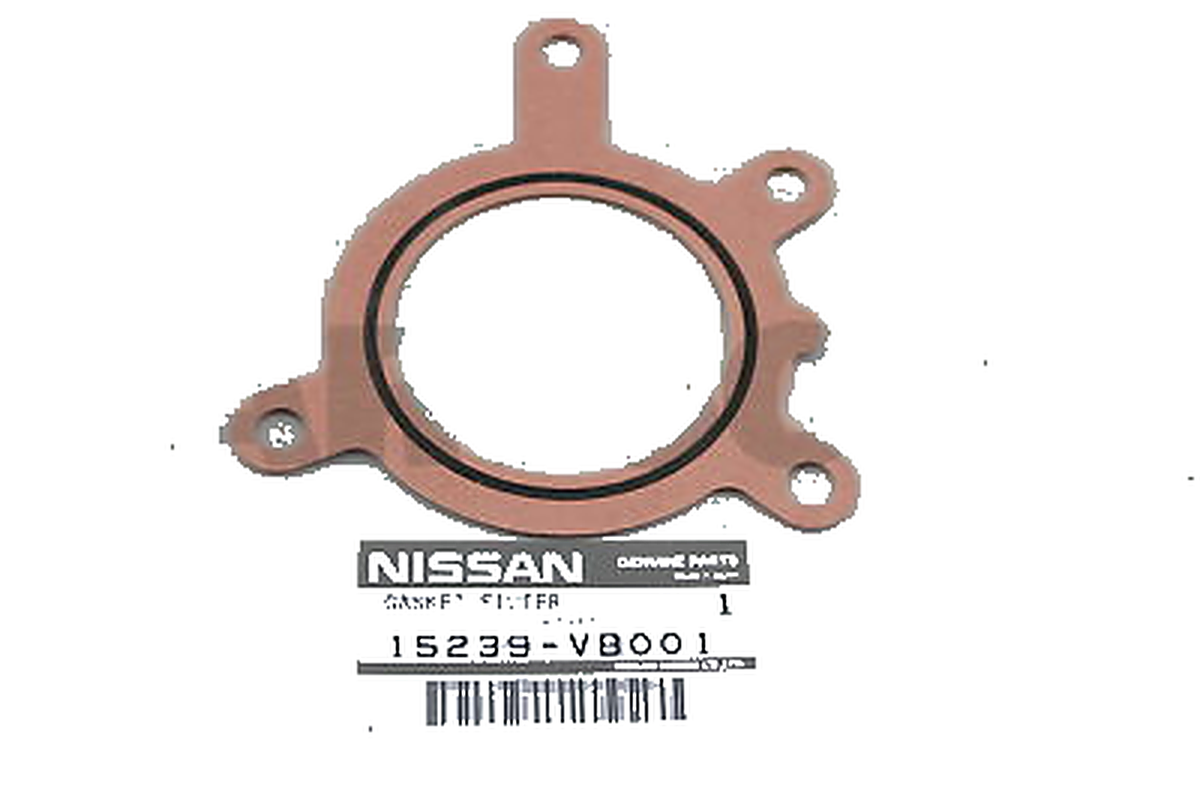 Genuine OEM Nissan Engine Oil Filter Adapter Gasket – Part #15239-40V00 (Superseded to 15239-0W000) | Fits 300ZX, Frontier, Maxima, Pathfinder, Quest, LEAF - Swift Autoparts