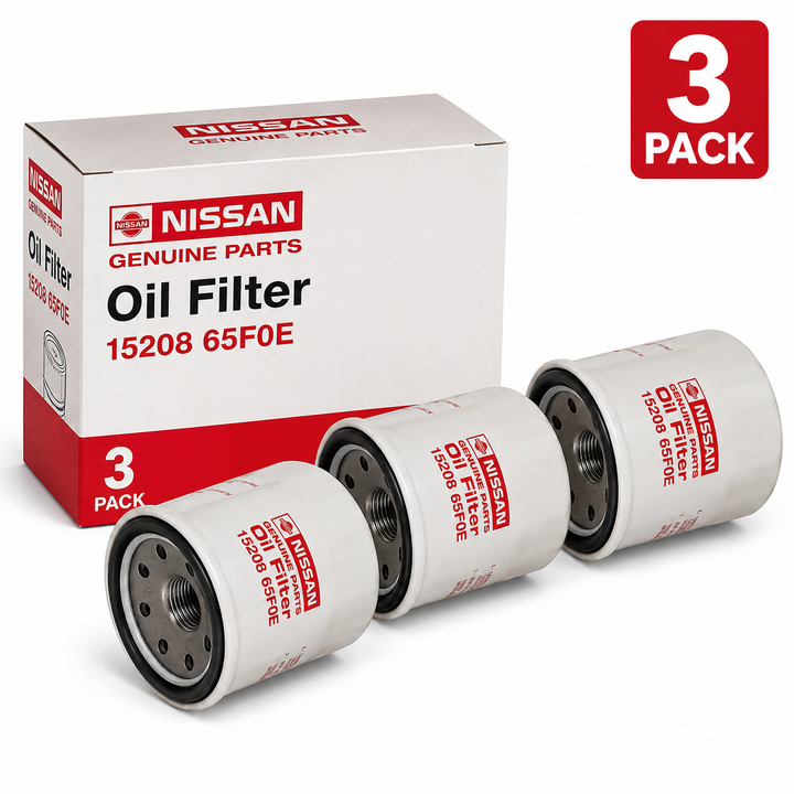 Genuine Nissan OEM Engine Oil Filter 15208-65F0E – 3 Pack Value Bundle