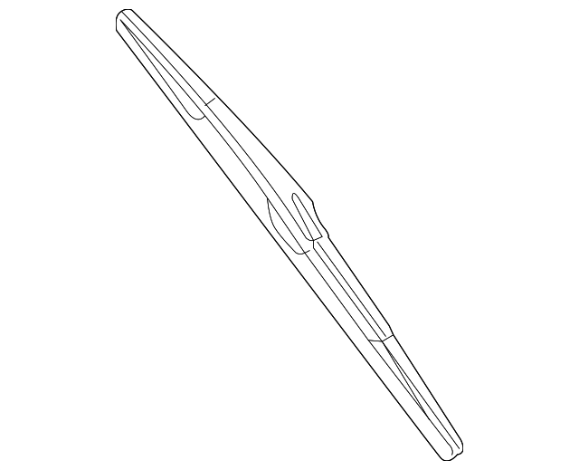 Nissan Value Advantage 18-Inch Rear Wiper B8893-CT18J 350Z Coupe
