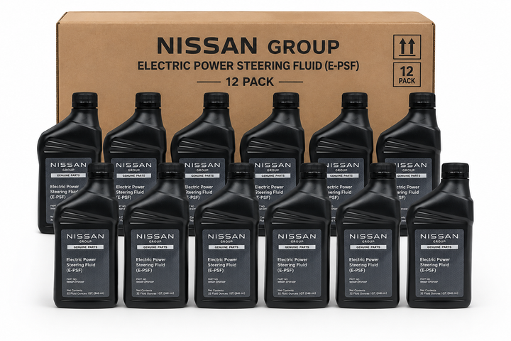 Genuine Nissan OEM Electric Power Steering Fluid E-PSF – 1 Quart Bottles – 12 Pack Super Bundle – 999MP-EPSF00P
