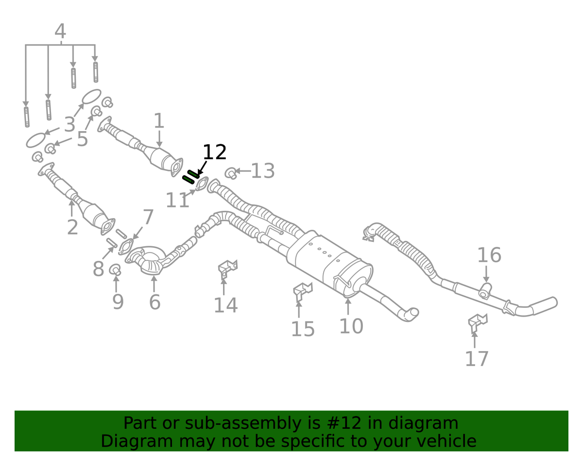 Connector Tube Bolt - Nissan (20606-D4200)
