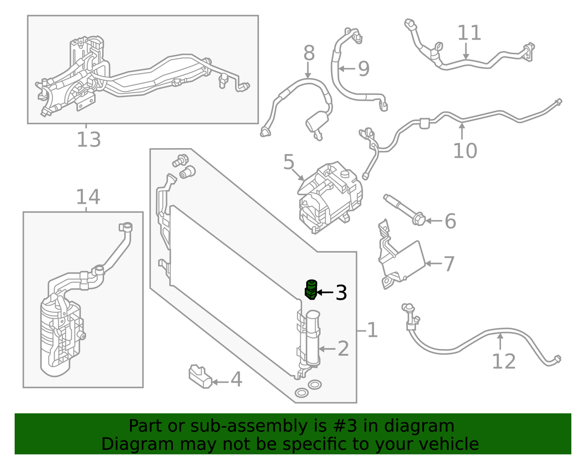 Pressure Sensor - Nissan (92136-3NF0A)