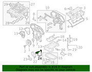 Nissan Genuine OEM Engine Coolant Temperature Sensor 22630-ED000
