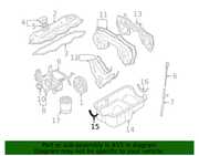 Engine Oil Pan Gasket - Nissan (11121-14Y00)