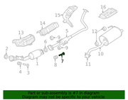 Genuine Nissan OEM Exhaust Manifold Bolt & Spring 20606-8H30A – Factory Exhaust Hardware