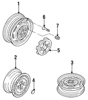 Nut Lug Nut Road Wheel, For Aluminum Nut Set Road Wheel - Nissan (40224-R4670)