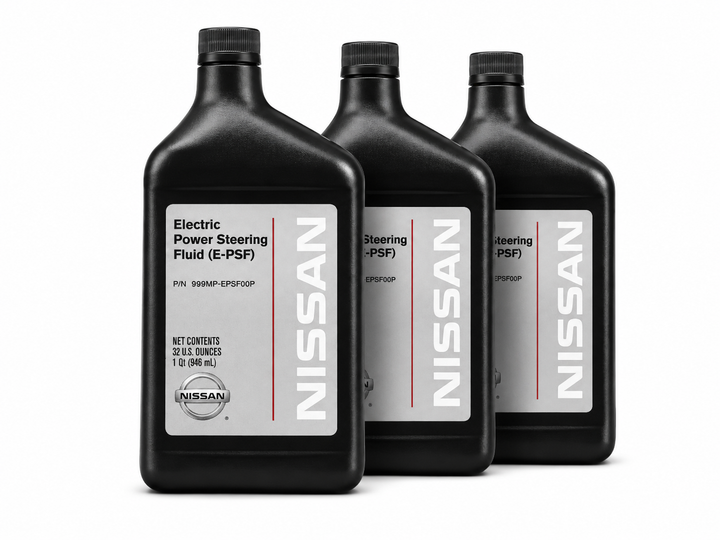 Genuine Nissan OEM Electric Power Steering Fluid E-PSF – 1 Quart Bottles – 3 Pack Bundle – 999MP-EPSF00P