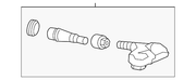 Nissan Genuine OEM TPMS Tire Pressure Sensor 40700-5UV0A