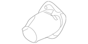 Nissan Infiniti Genuine OEM Exhaust Tail Pipe Tip (Tailpipe Extension) - 20080-5DH0B For Infiniti