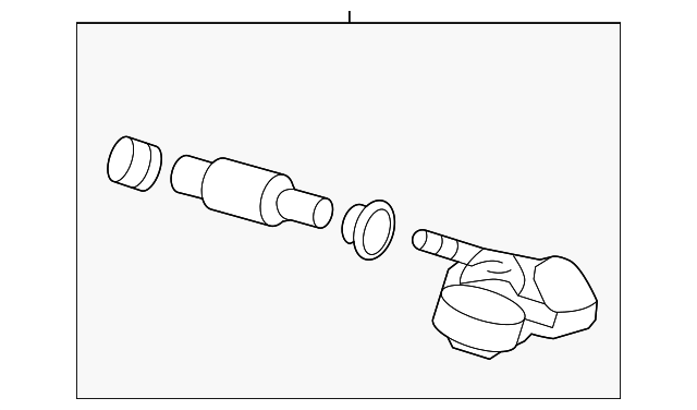 Nissan Genuine OEM TPMS Tire Pressure Sensor 40700-3JA0B