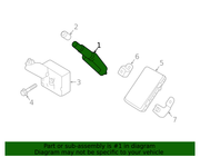 Tire Pressure Monitoring System (TPMS) Sensor - Nissan (40700-6YT0A)