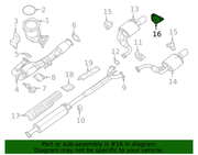 Nissan Genuine OEM Diffuser Assembly - Exhaust (Tailpipe Extension) - 20081-9DJ1A For Nissan