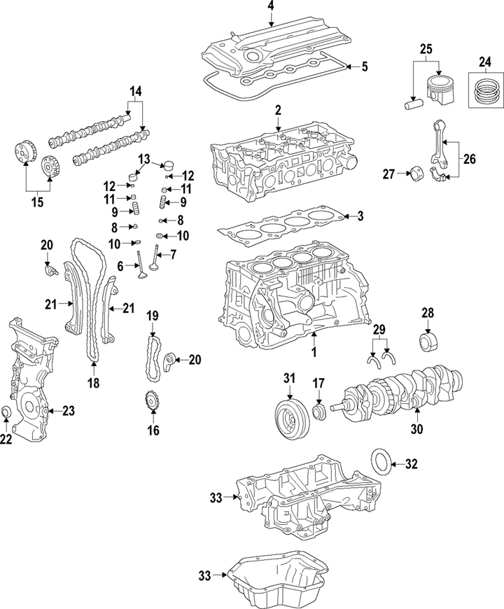 Nissan Genuine OEM Crankshaft (Crankshaft Assembly) - 12201-ED81A For Nissan Versa & Cube
