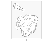 Nissan Value Advantage Rear Wheel Hub D3202-JG21JNW Rogue Juke AWD