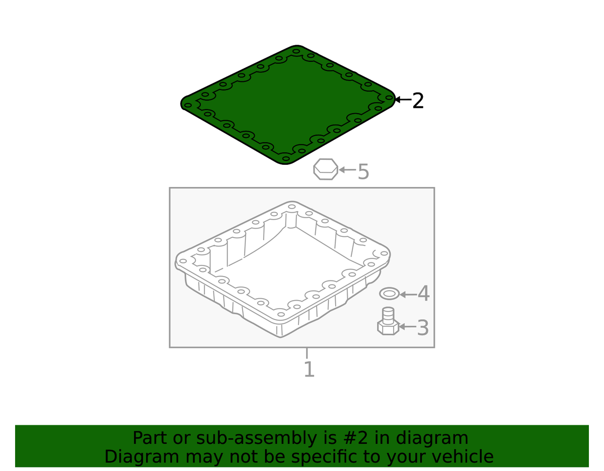 Pan Gasket - Nissan (31397-90X00)