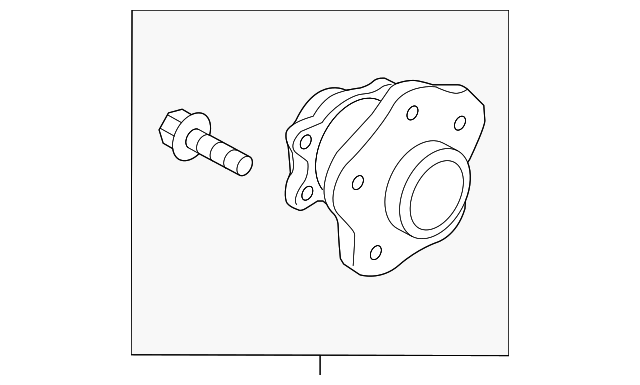 Nissan Value Advantage Rear Wheel Hub D3202-6RR1JNW Rogue AWD