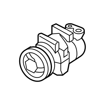 Genuine Nissan OEM A/C Compressor 92600-7LF0A – 2025–2026 Kicks 2.0L Air Conditioning Compressor with Clutch