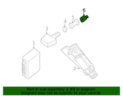 Tire Pressure Monitoring System (TPMS) Sensor Nut - Nissan (40780-JA01B)