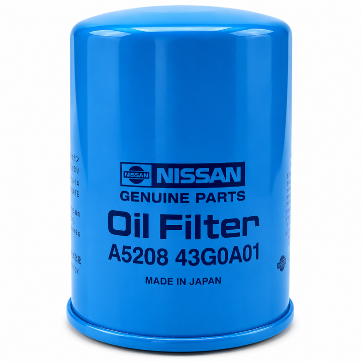 Genuine Nissan Engine Oil Filter A5208-43G0A01 – OEM Replacement Spin-On Oil Filter for 1984–1986 Nissan 720 SD25 Diesel - Swift Autoparts