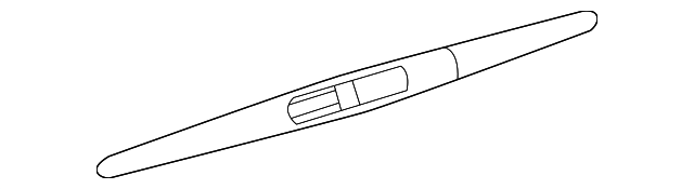 Nissan Value Advantage Rear Wiper Blade B8793-RB10J LEAF 10 Inch