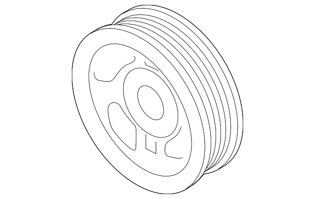 Nissan Genuine OEM Crankshaft Pulley (Engine Crankshaft Pulley) - 12303-5RF0A