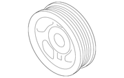 Nissan Genuine OEM Crankshaft Pulley (Engine Crankshaft Pulley) - 12303-5RF0A