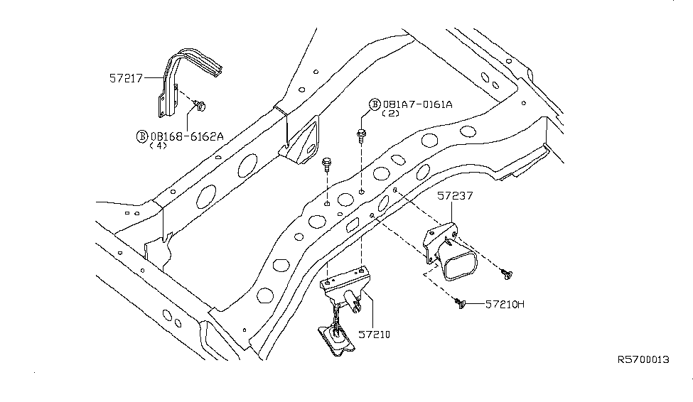Spare Tire Hoist - Nissan (57237-7S000) - Swift Autoparts