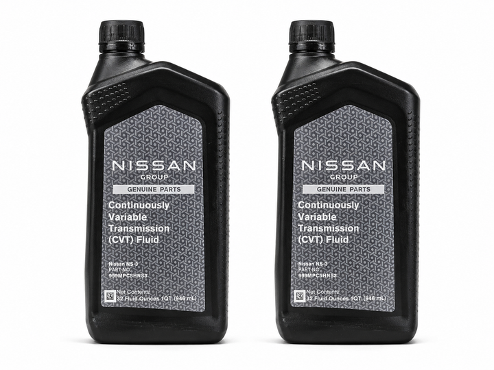 Genuine Nissan OEM NS-3 CVT Transmission Fluid – 1 Quart Bottles – 2 Pack Economy Bundle – 999MP-CSHNS3