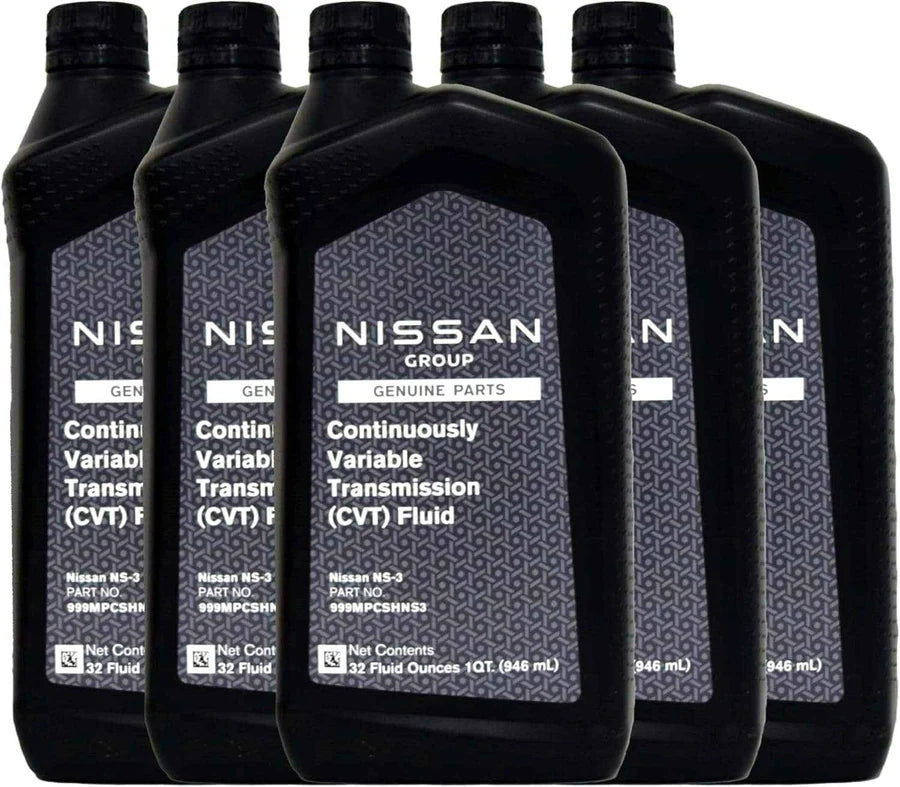 Genuine Nissan NS-3 CVT Transmission Fluid – 5 Pack bundle - 999MPCSHNS3-5