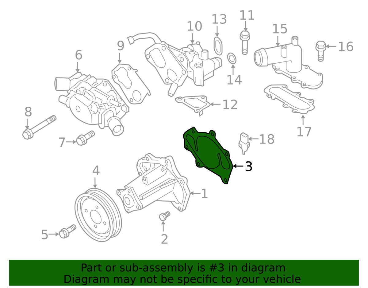 Gasket - Nissan (21014-AR01A)