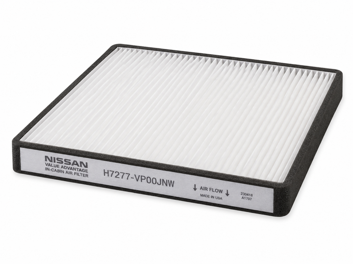 Genuine Nissan Value Advantage™ In-Cabin Air Filter H7277-VP00JNW – Cabin HVAC Microfilter Replacement