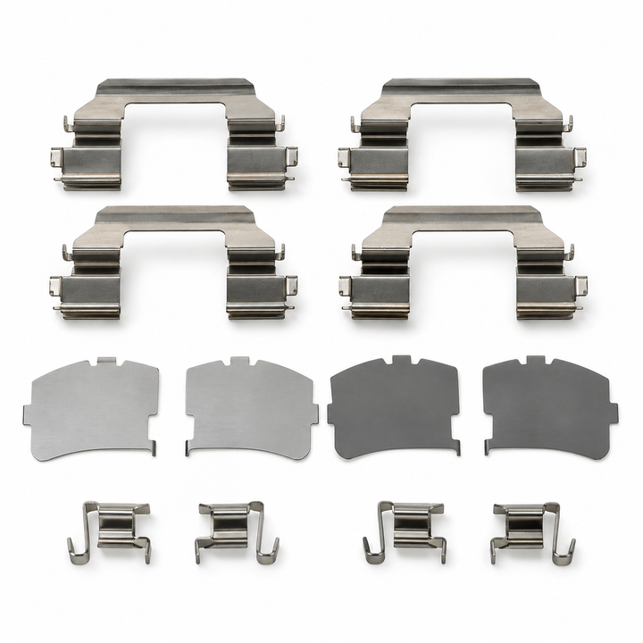 Genuine Nissan Front Disc Brake Pad Hardware Kit D1080-6TA0B – Anti-Rattle Clip & Shim Set for Pathfinder & Murano