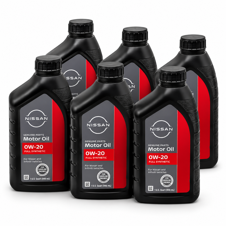 Nissan Genuine OEM 0W-20 Synthetic Oil 6 Qt Altima Rogue Sentra