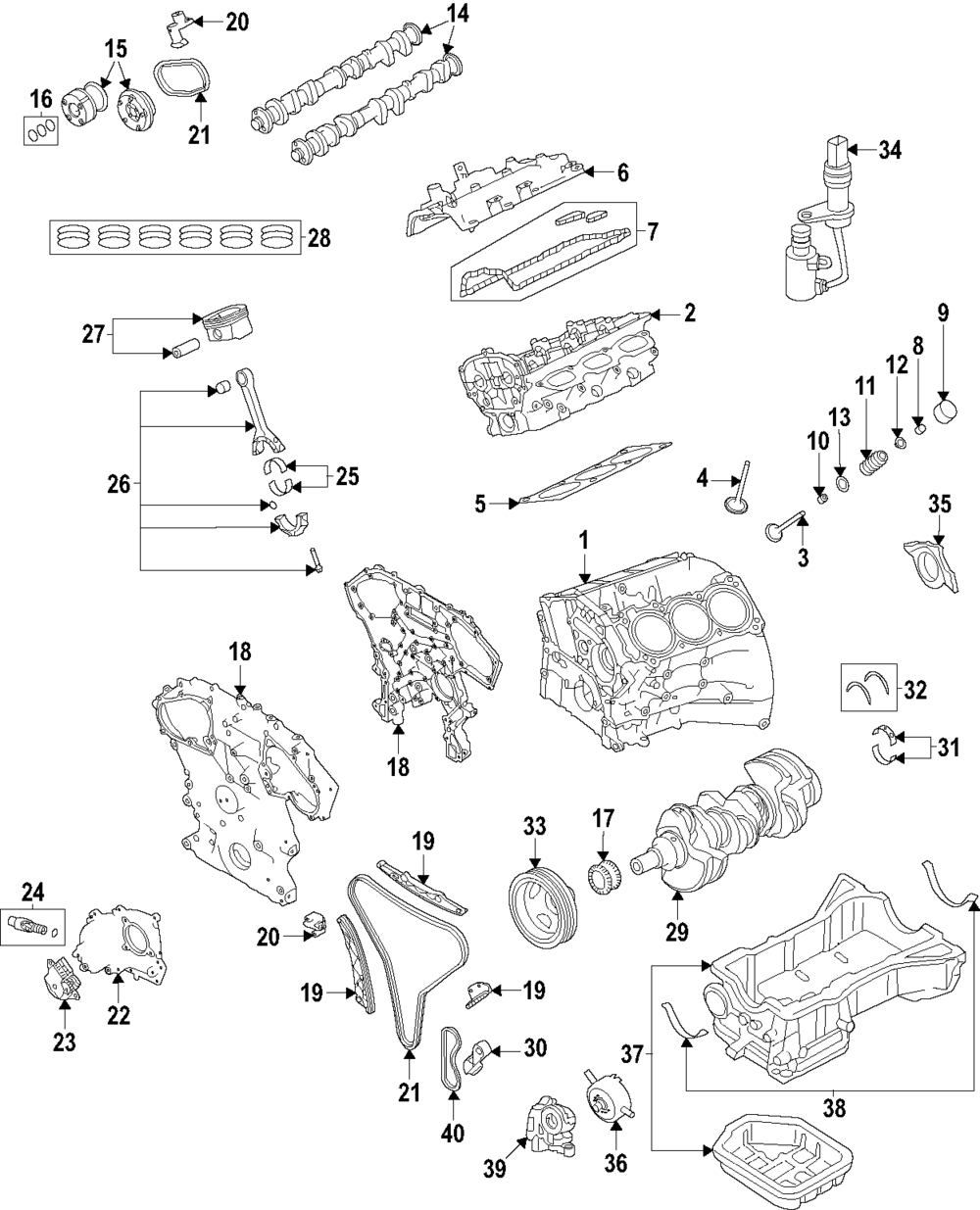 Engine Timing Cover Gasket - Nissan (13042-3HD0A)