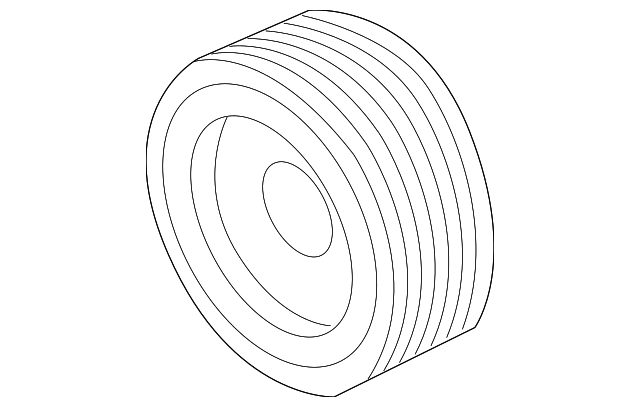 Genuine Nissan 12304-6RC1D Crankshaft Pulley | Pulley-Crankshaft OEM Replacement