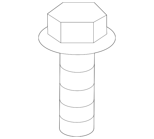 Body Electrical Ground Strap Bolt - Nissan (01456-N8011)