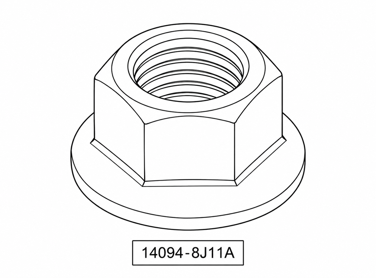Nut - Nissan (14094-8J11A)