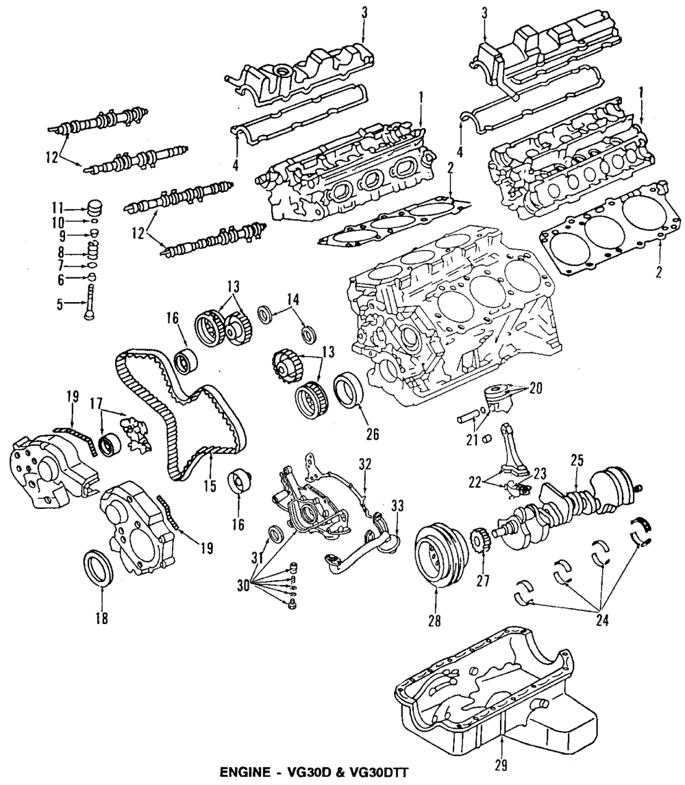 Nissan Genuine OEM Timing Belt 13028-45P86 for 300ZX 3.0L