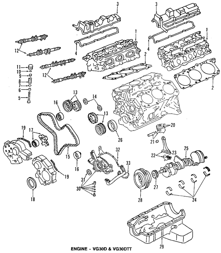 Nissan Genuine OEM Timing Belt 13028-45P86 for 300ZX 3.0L