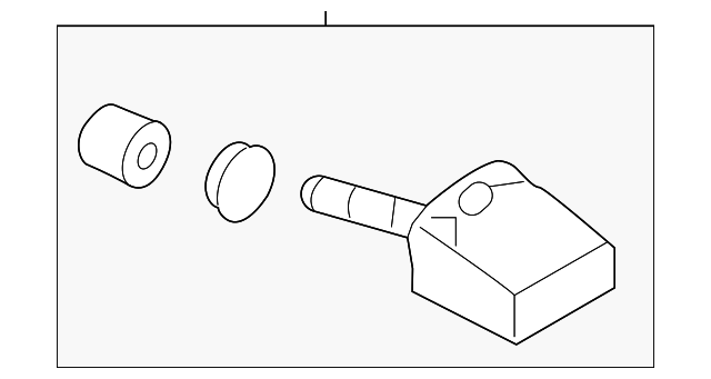 Nissan Genuine OEM TPMS Tire Pressure Sensor 40700-9DJ0A with Valve