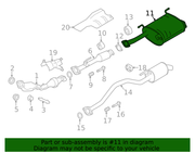 Muffler - Nissan (20100-3LM0A)